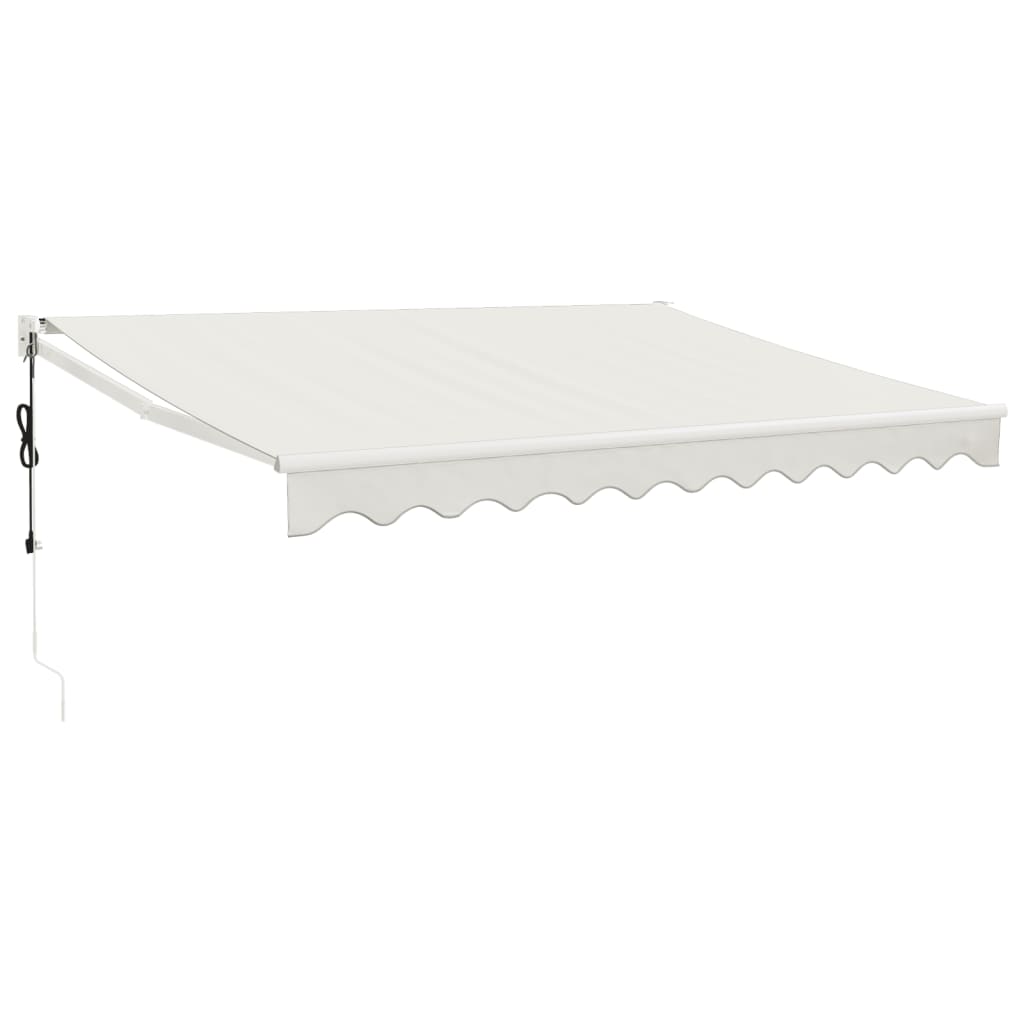 Automatinė ištraukiama markizė, kreminės spalvos, 3,5x2,5m