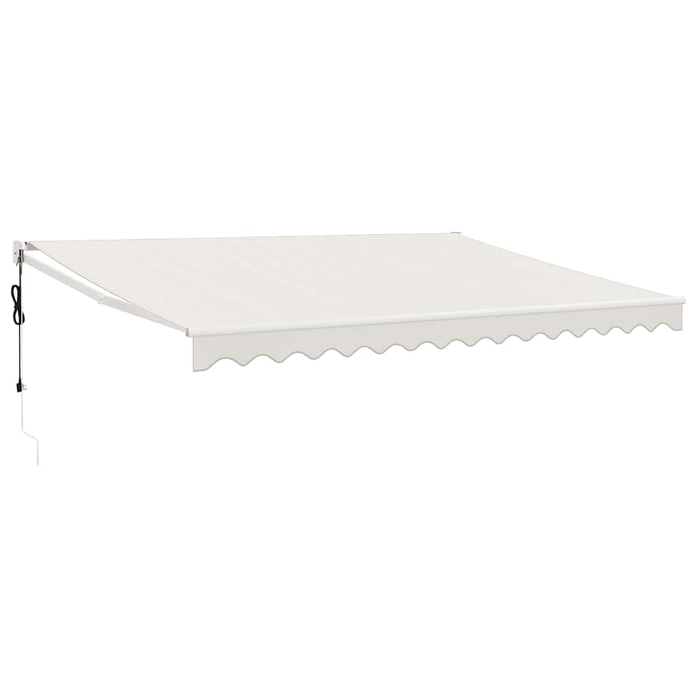 Retractable automatic awning, cream, 4x3m