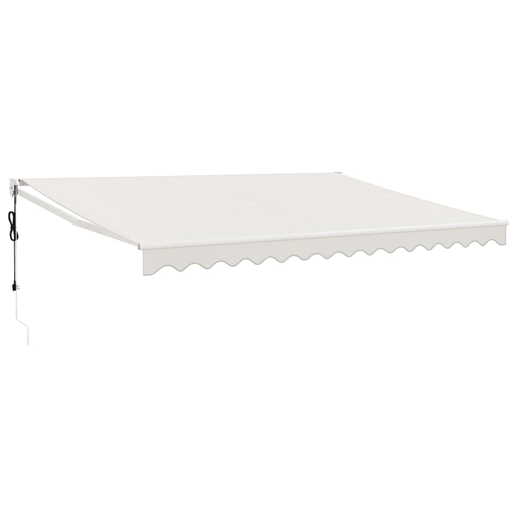 Automatinė ištraukiama markizė, kreminės spalvos, 4x3m