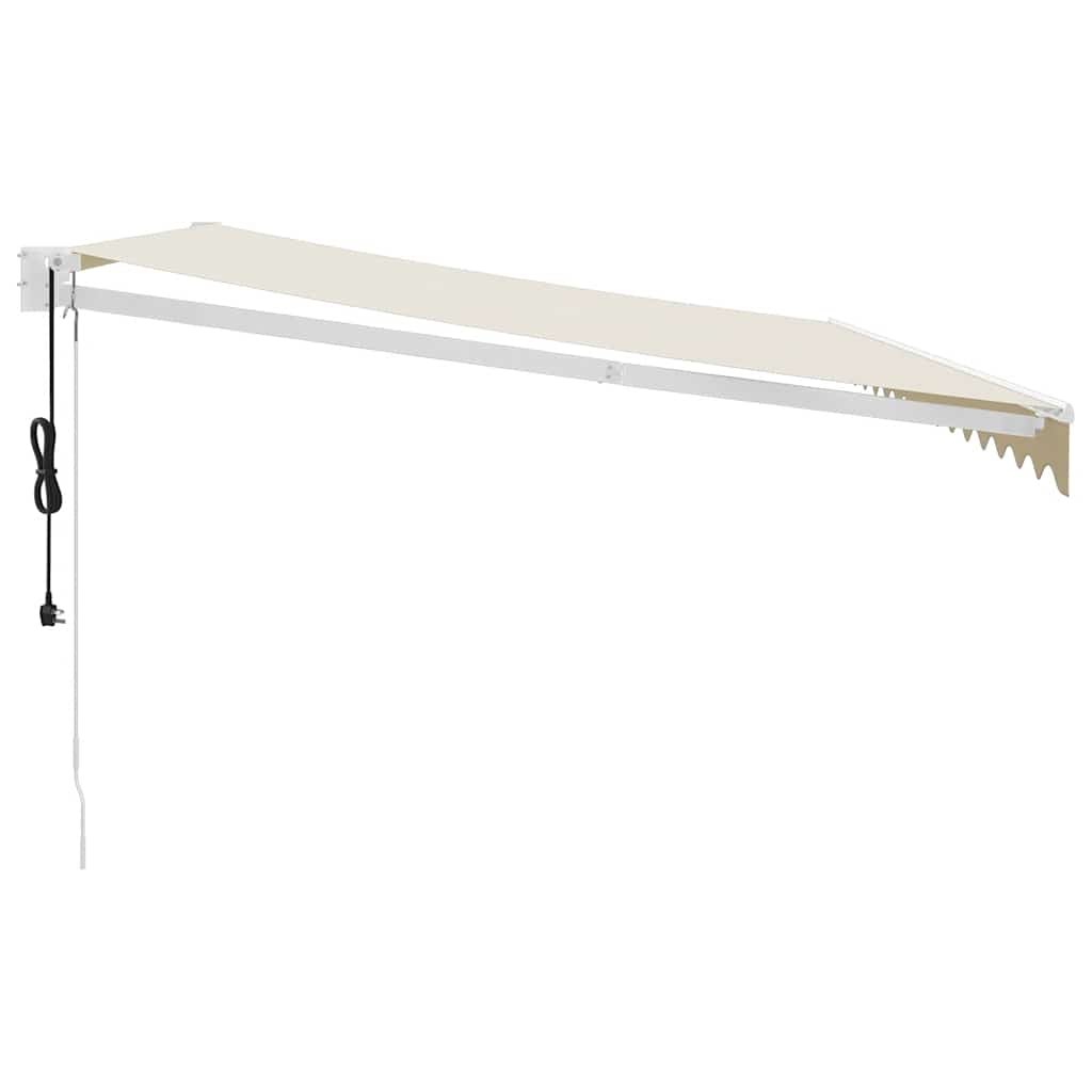 Automatinė ištraukiama markizė, kreminės spalvos, 4x3m