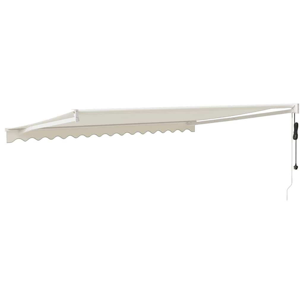 Automatinė ištraukiama markizė, kreminės spalvos, 4x3m