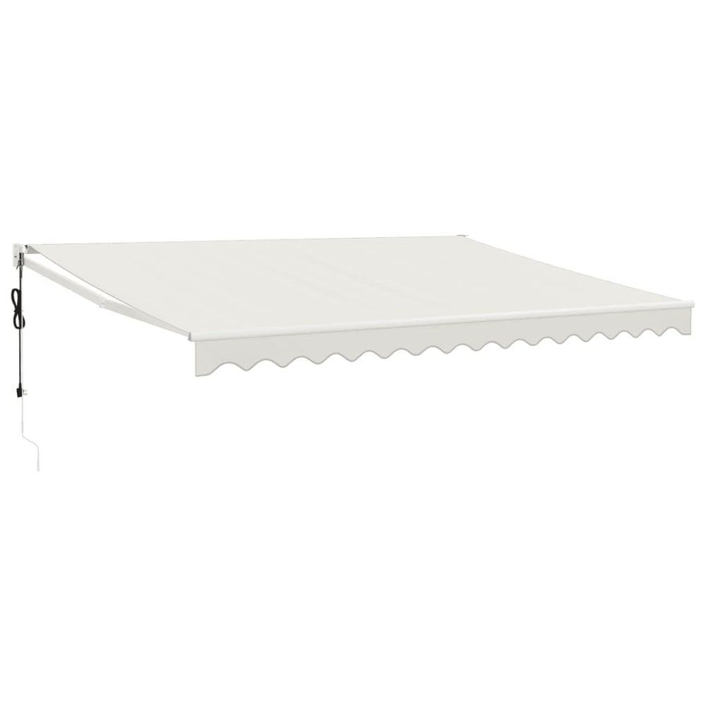 Automatic retractable awning, cream, 4.5x3m