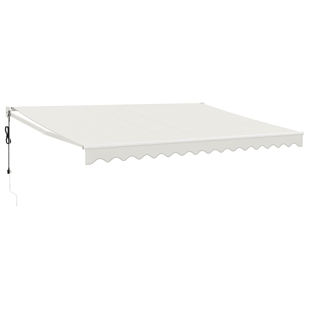 Automatic retractable awning, cream, 4.5x3m
