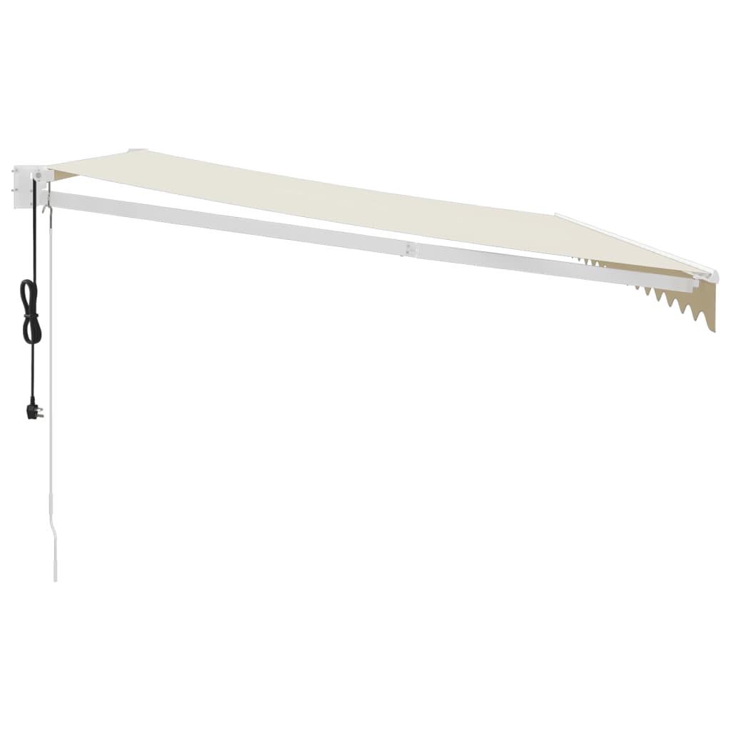Automatic retractable awning, cream, 4.5x3m