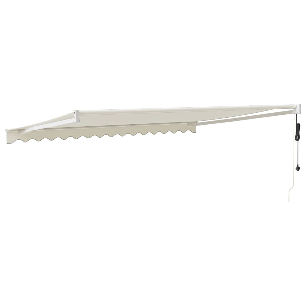 Automatic retractable awning, cream, 4.5x3m