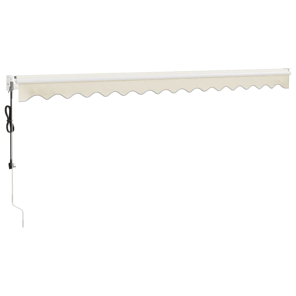 Automatic retractable awning, cream, 4.5x3m
