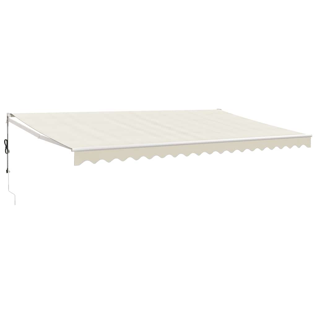 Automatinė ištraukiama markizė, kreminės spalvos, 5x3m