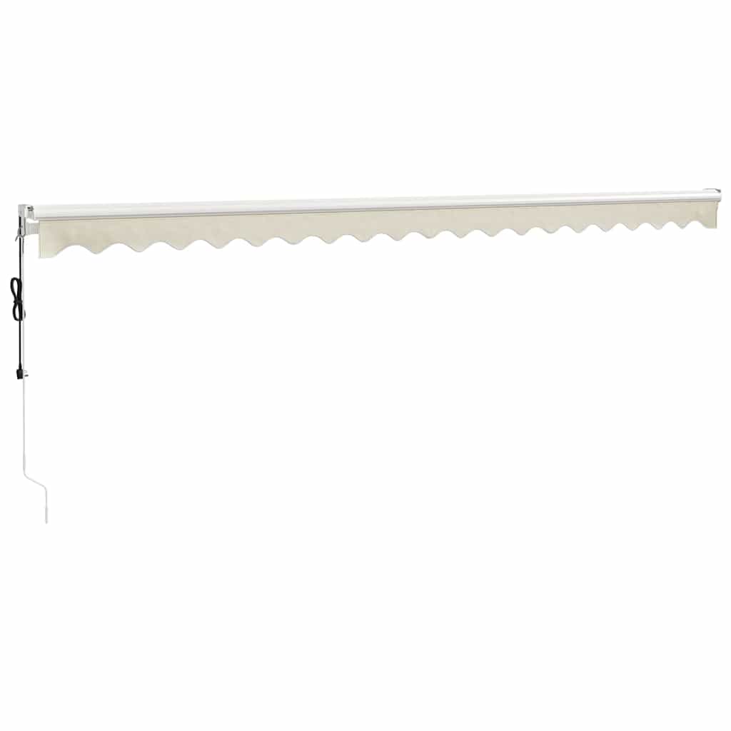 Automatinė ištraukiama markizė, kreminės spalvos, 5x3m