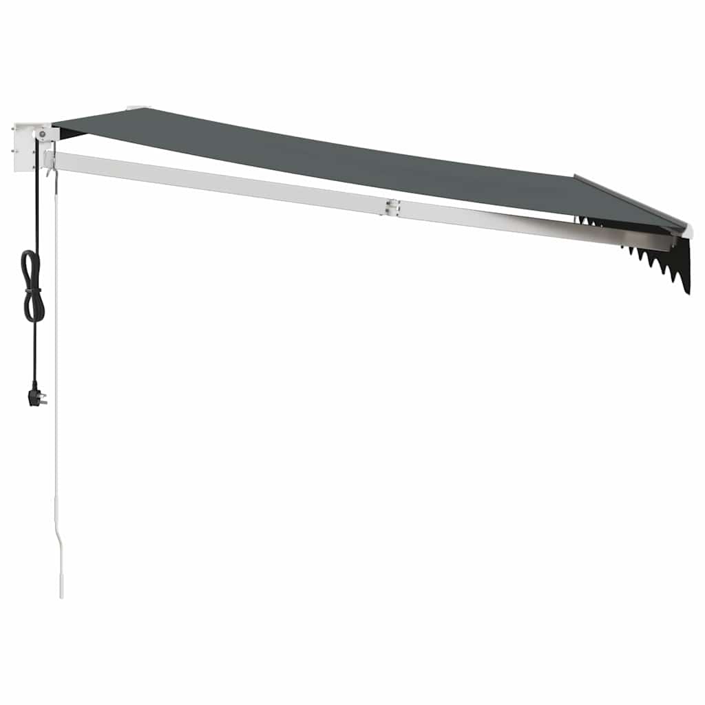 Automatinė ištraukiama markizė, antracito spalvos, 3x2,5m