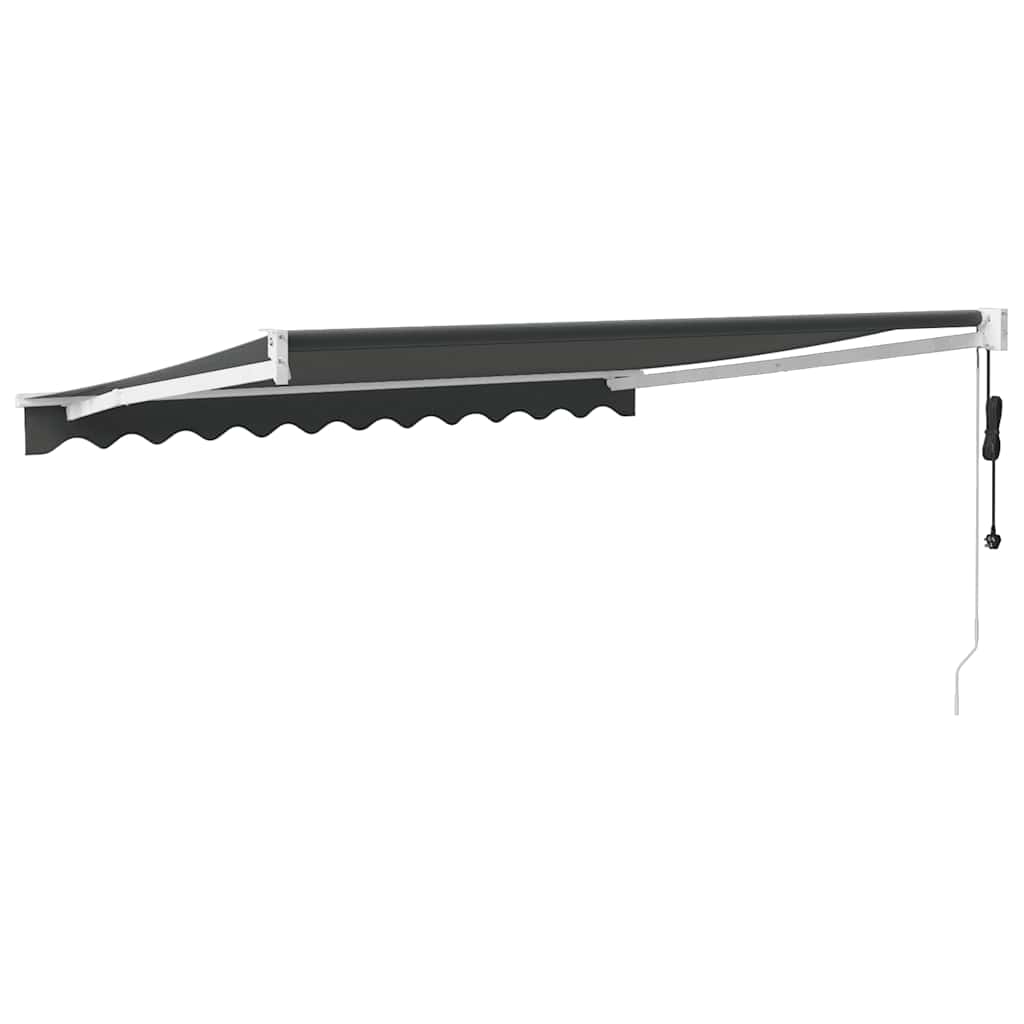 Automatinė ištraukiama markizė, antracito spalvos, 3x2,5m