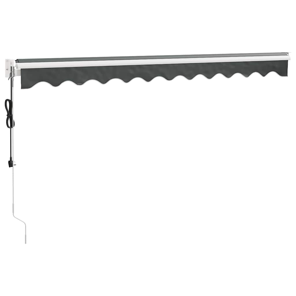 Automatinė ištraukiama markizė, antracito spalvos, 3x2,5m