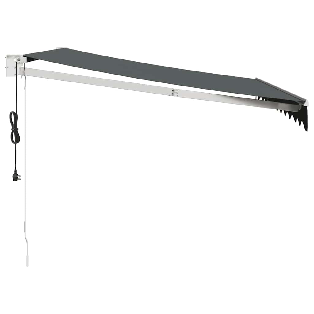 Automatinė ištraukiama markizė, antracito spalvos, 3,5x2,5m