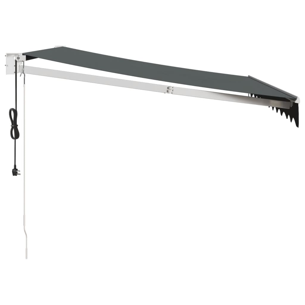 Automatinė ištraukiama markizė, antracito spalvos, 3,5x2,5m