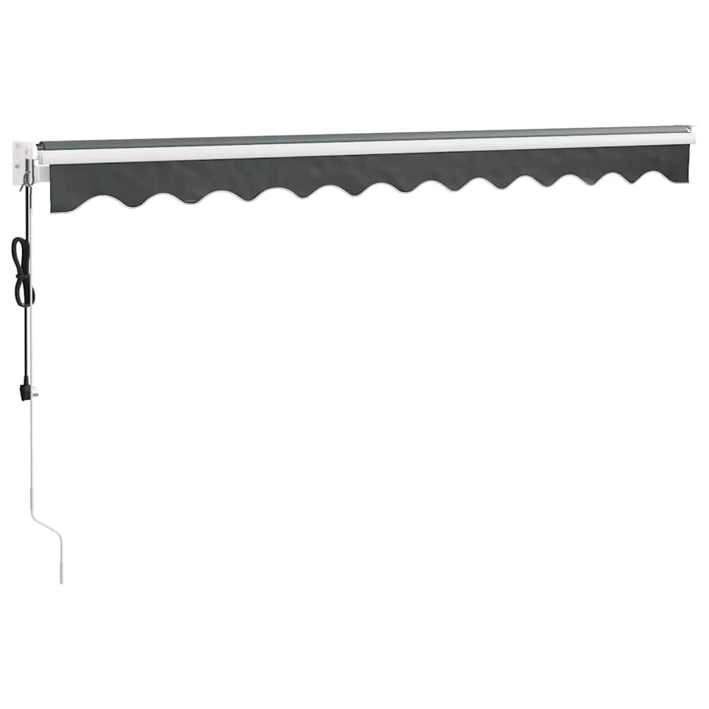Automatinė ištraukiama markizė, antracito spalvos, 3,5x2,5m