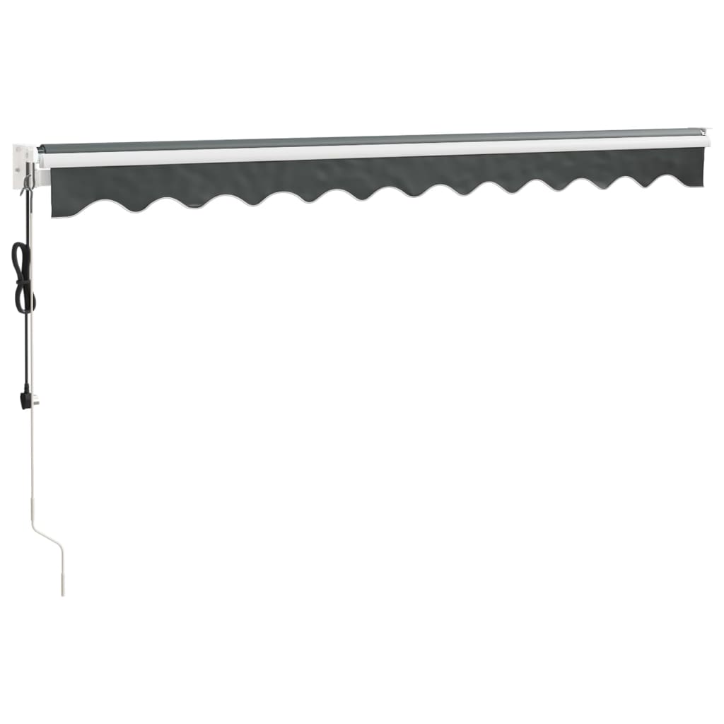 Automatinė ištraukiama markizė, antracito spalvos, 3,5x2,5m