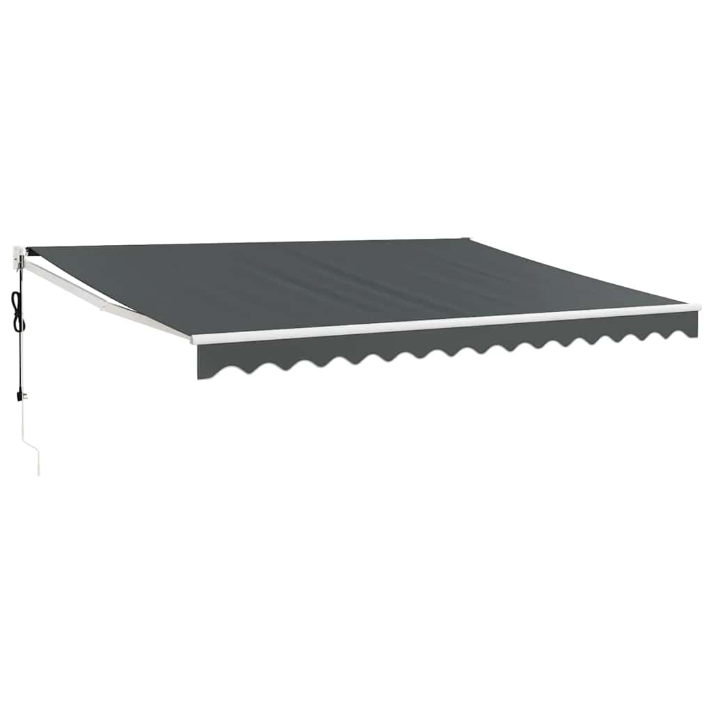 Automatinė ištraukiama markizė, antracito spalvos, 5x3m