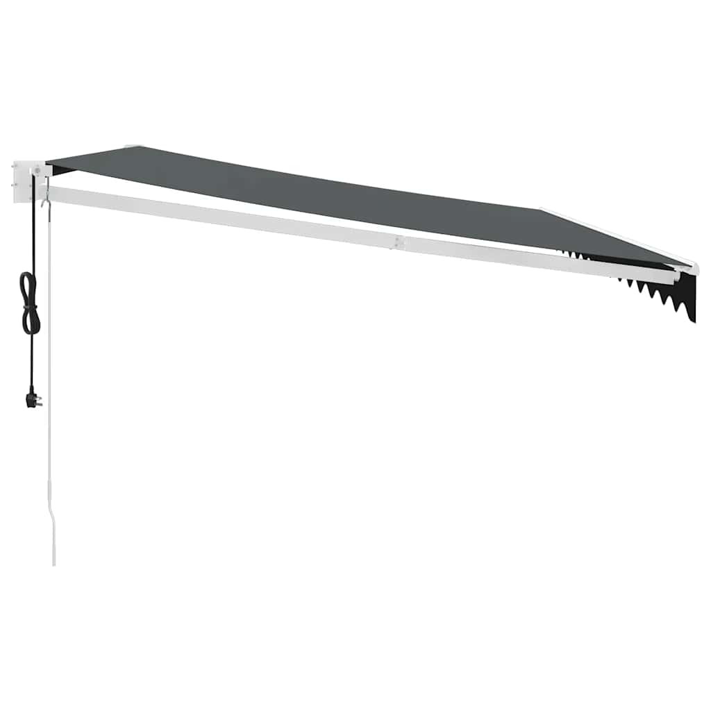 Automatinė ištraukiama markizė, antracito spalvos, 5x3m