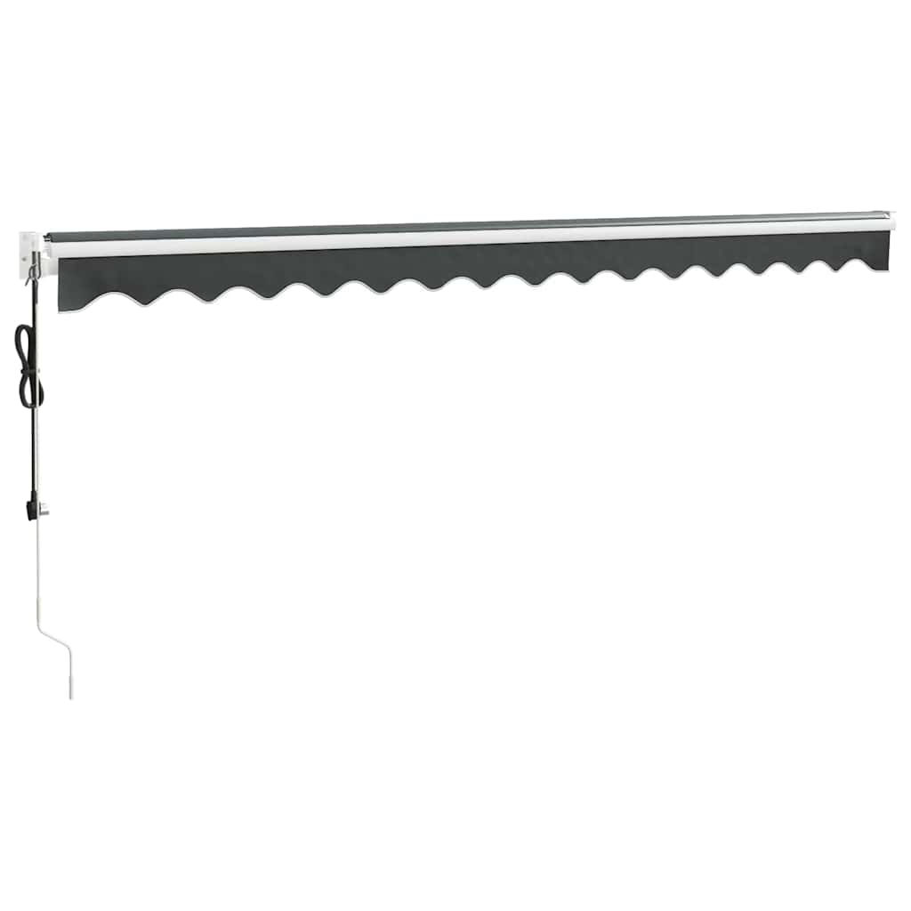 Automatinė ištraukiama markizė, antracito spalvos, 5x3m