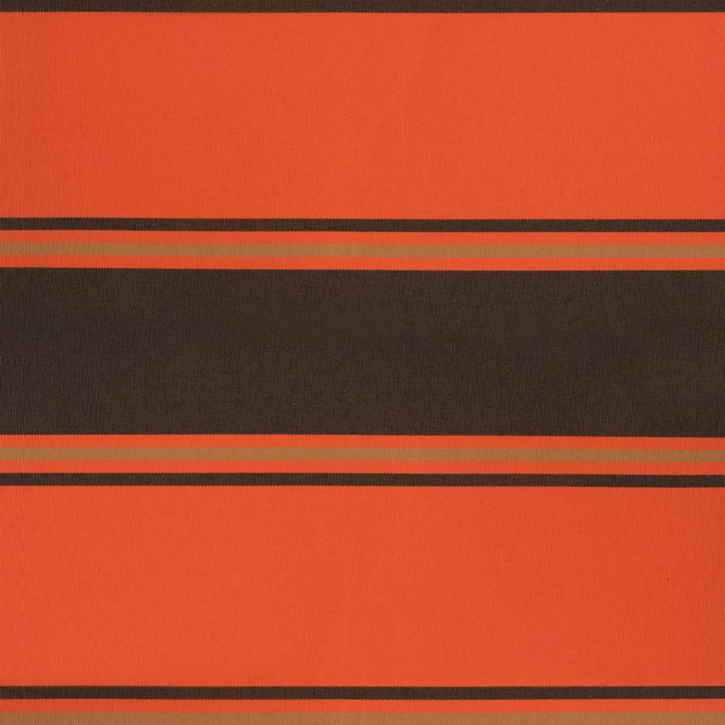 Automatic retractable awning, orange and brown, 3x2.5m