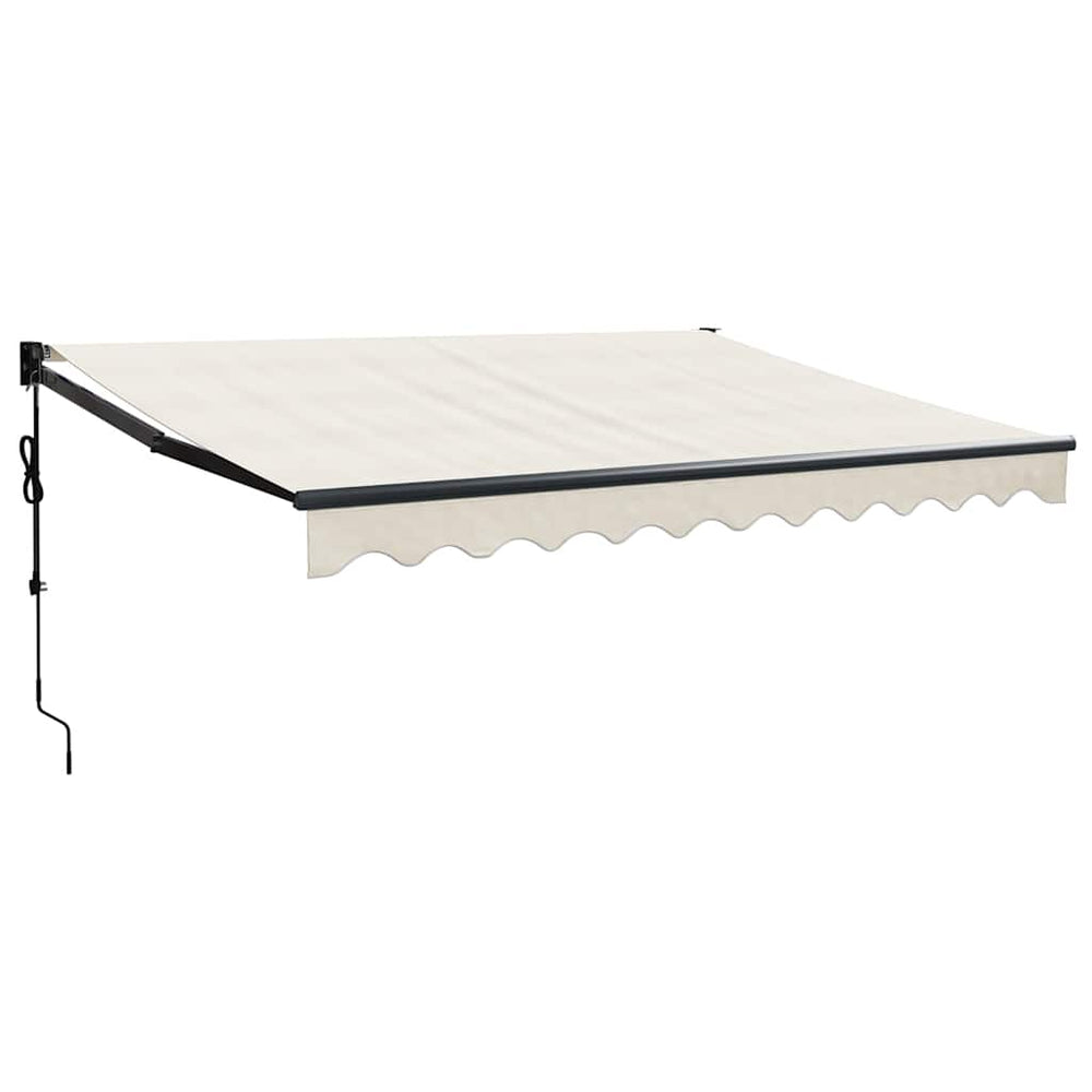 Automatic retractable awning, cream, 3x2.5m