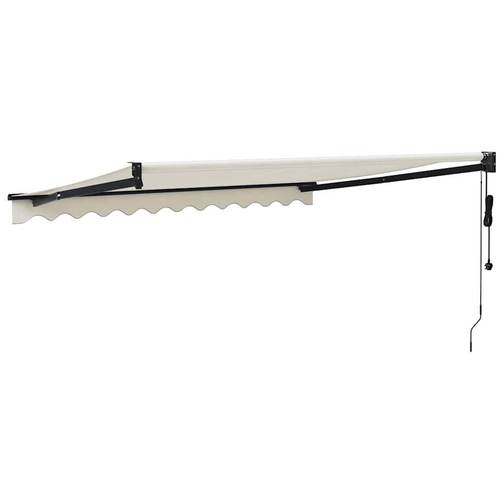 Automatic retractable awning, cream, 3x2.5m