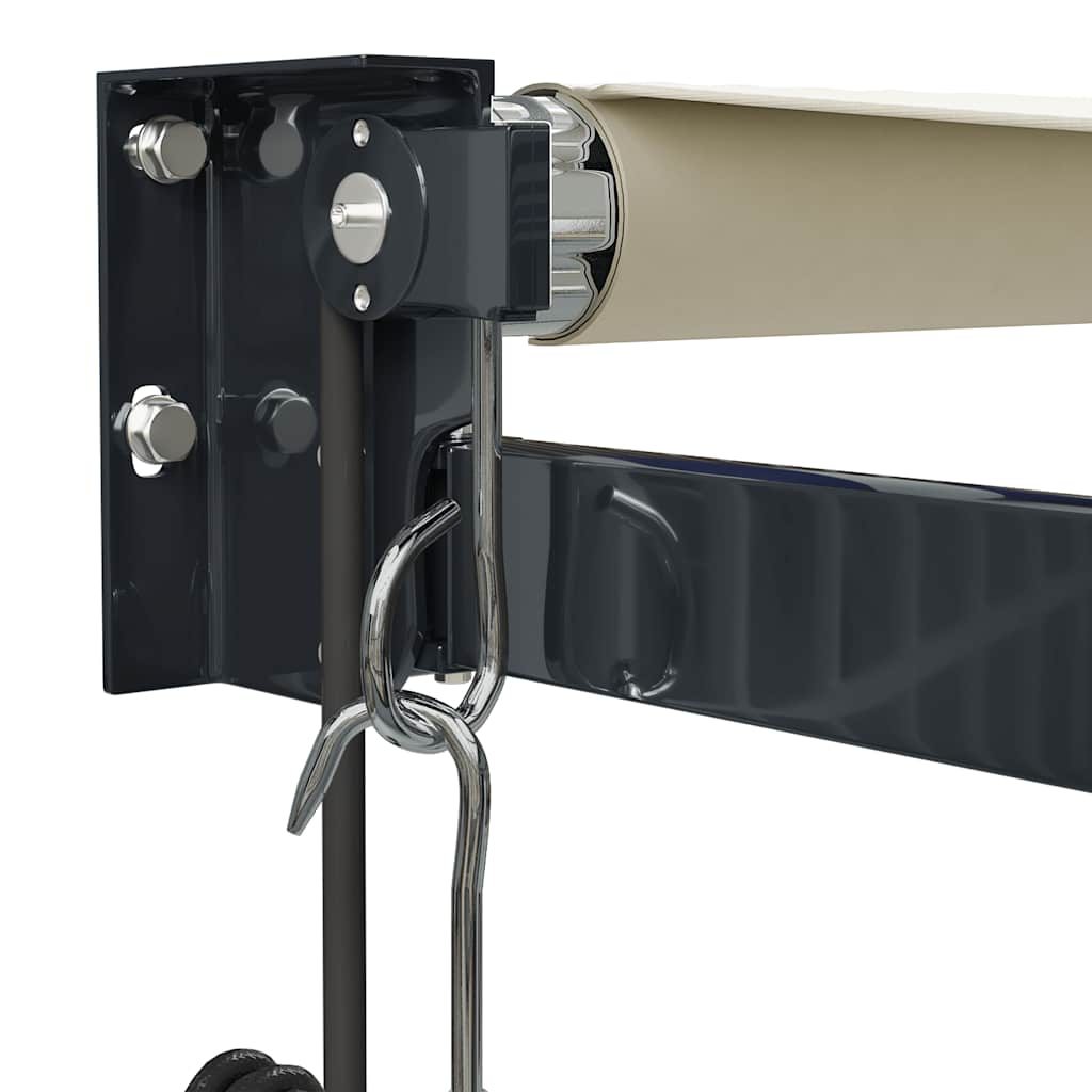 Automatic retractable awning, cream, 3x2.5m