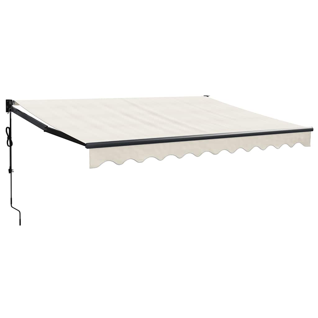 Automātiska izvelkama markīze, krēmkrāsā, 3,5x2,5m