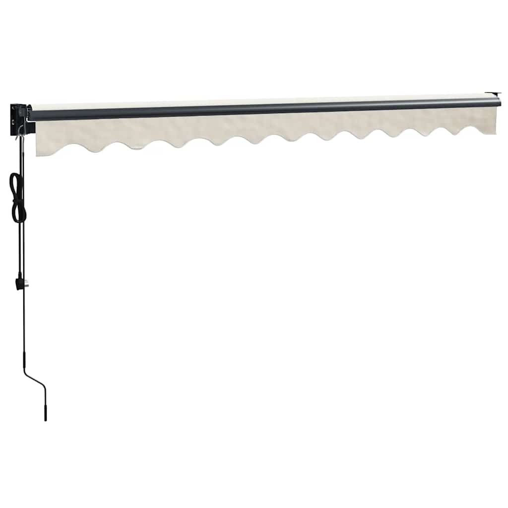 Automātiska izvelkama markīze, krēmkrāsā, 3,5x2,5m