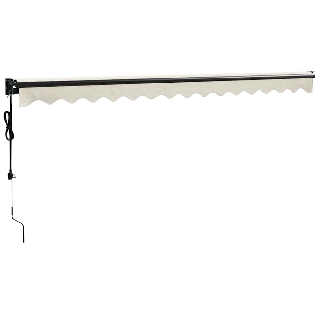 Automatinė ištraukiama markizė, kreminės spalvos, 4x3m
