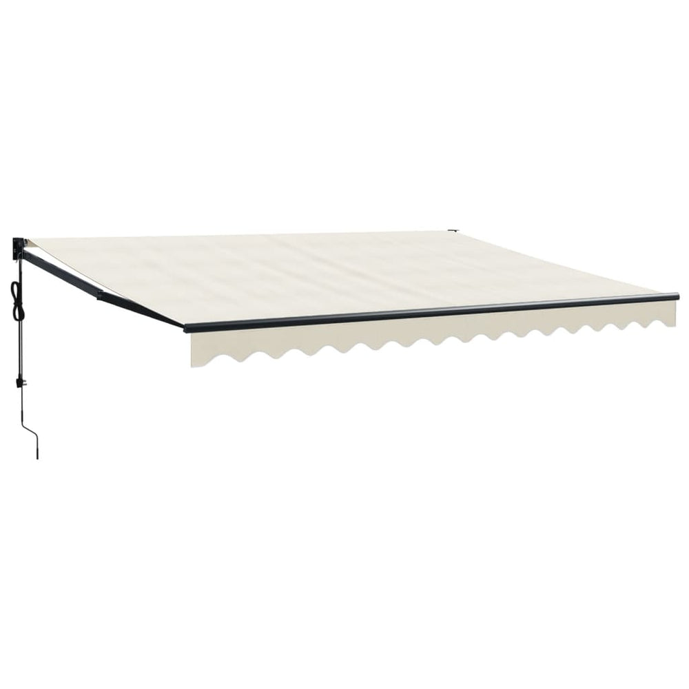 Automatic retractable awning, cream, 4.5x3m