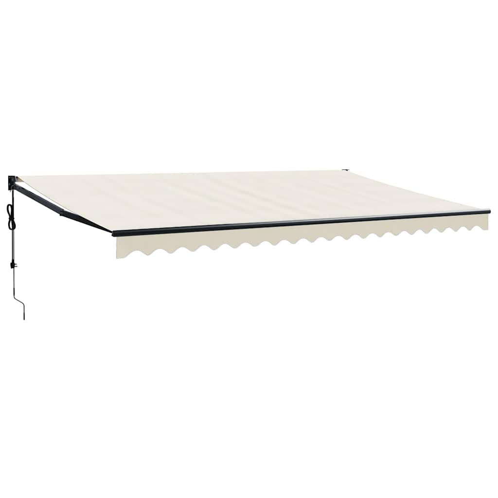 Automatinė ištraukiama markizė, kreminės spalvos, 5x3m