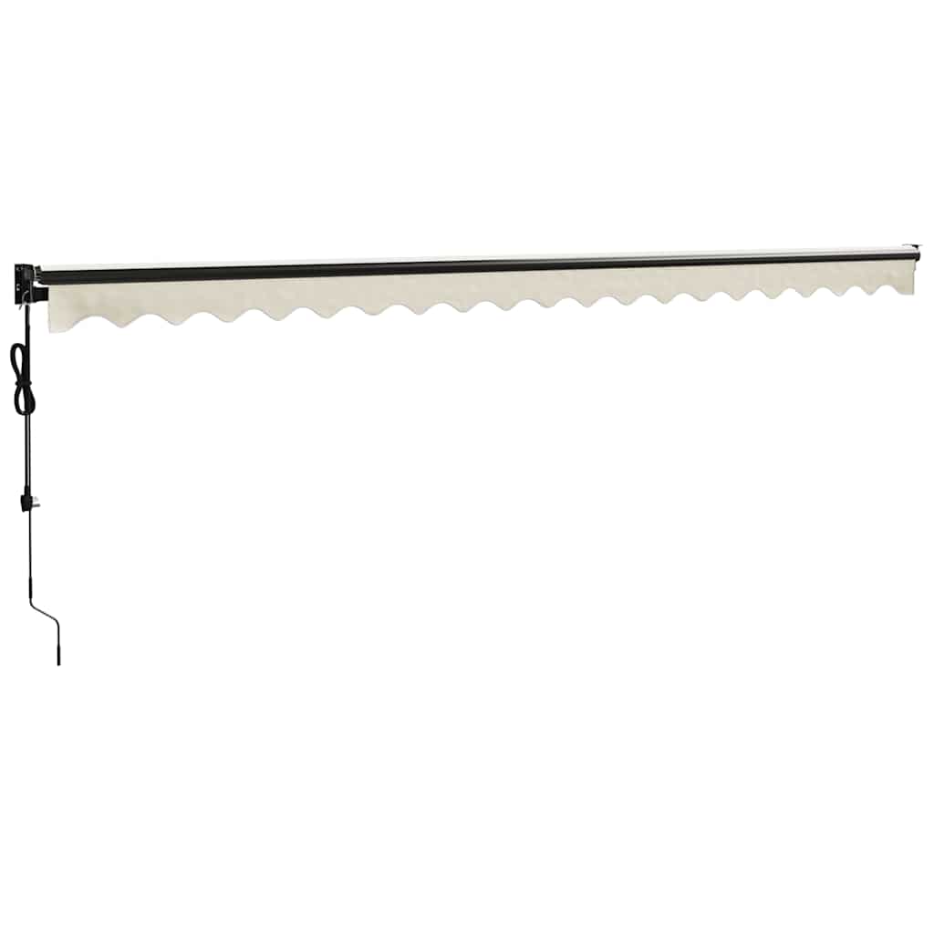 Automatinė ištraukiama markizė, kreminės spalvos, 5x3m
