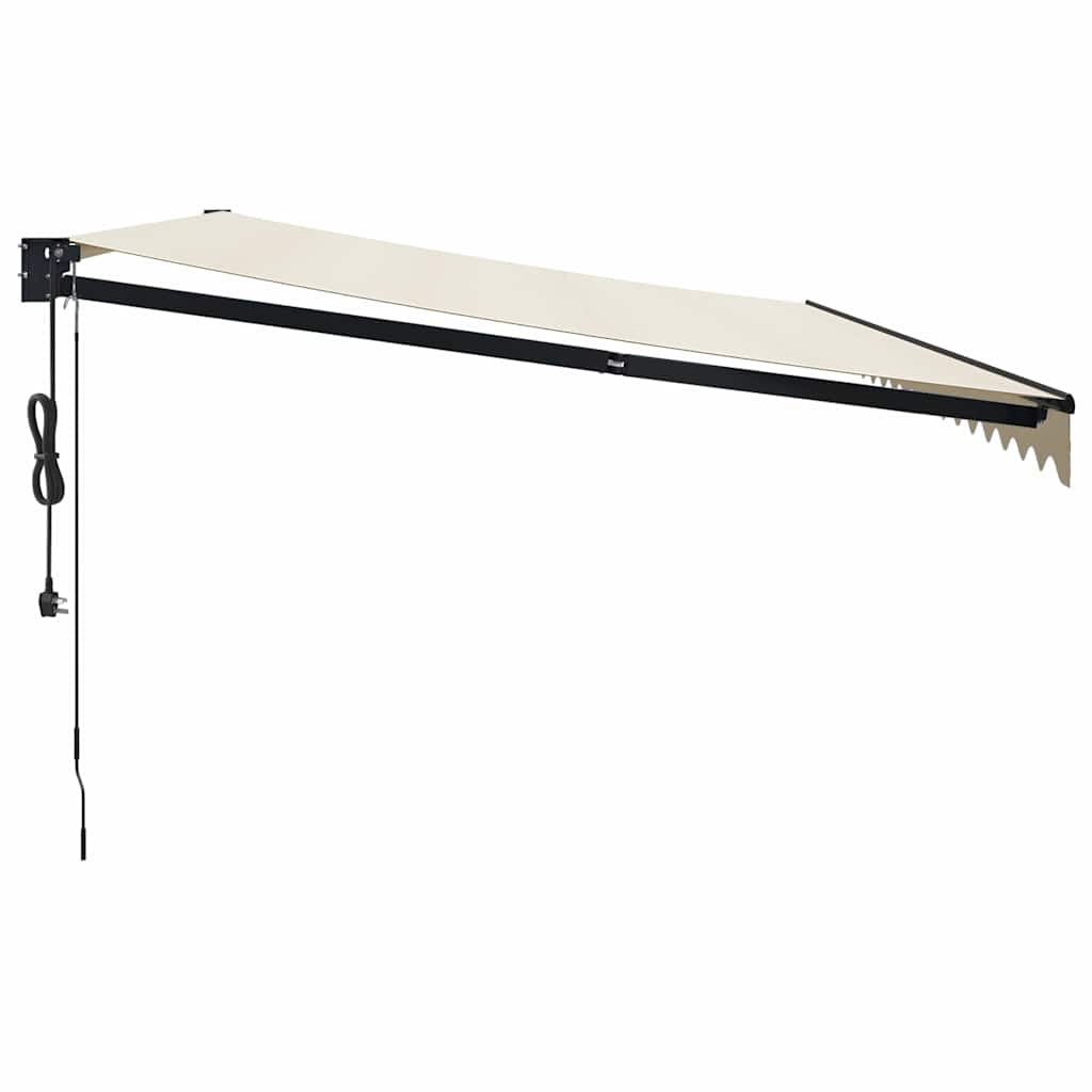 Automatinė ištraukiama markizė, kreminės spalvos, 5x3m