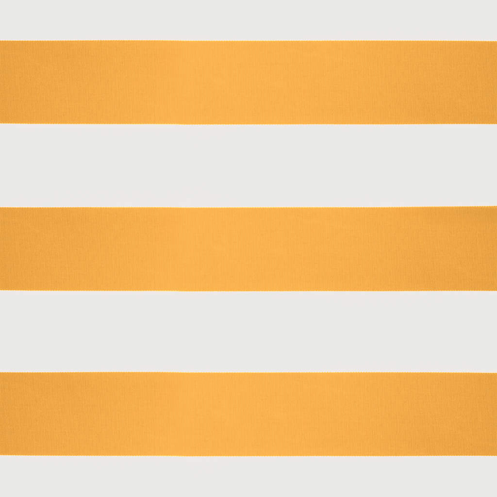Automatic retractable awning, yellow and white, 3.5x2.5m