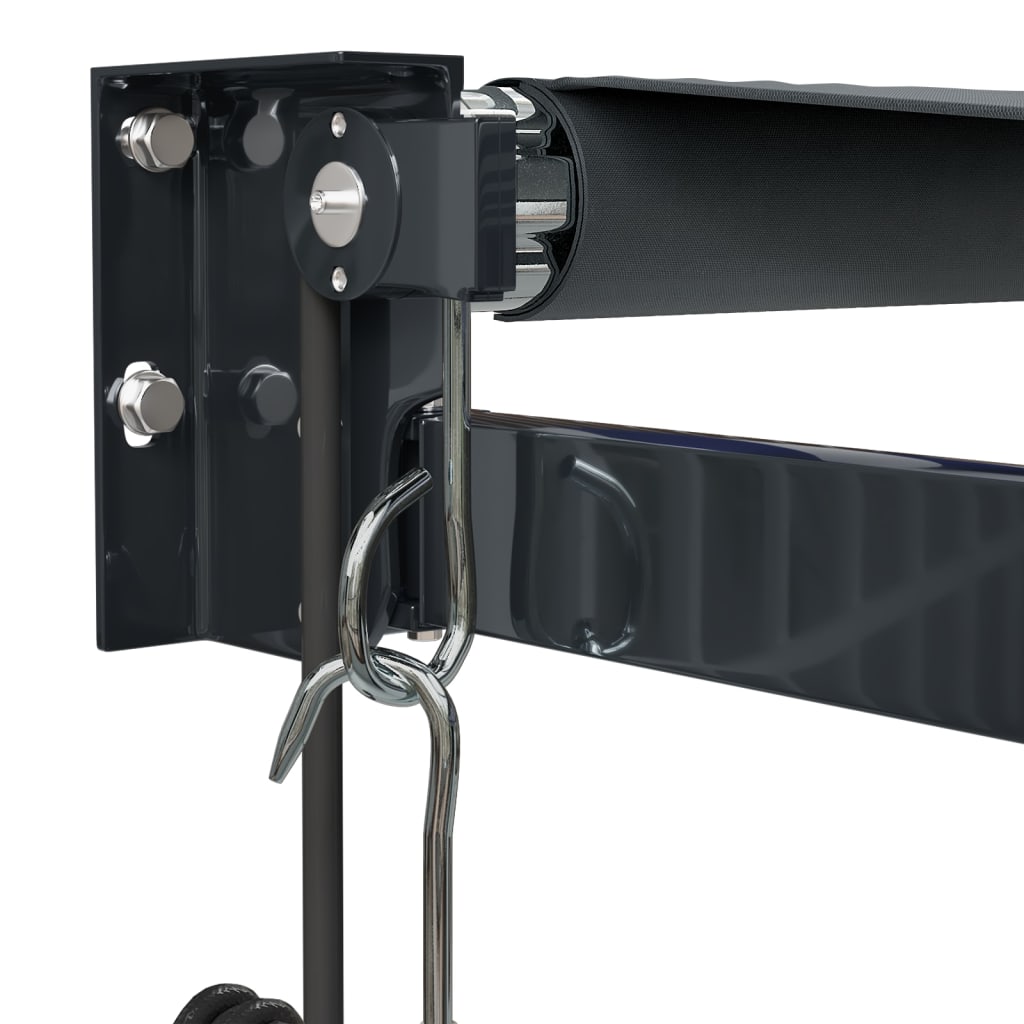 Automātiskā izvelkamā markīze, antracītpelēka, 3x2,5m