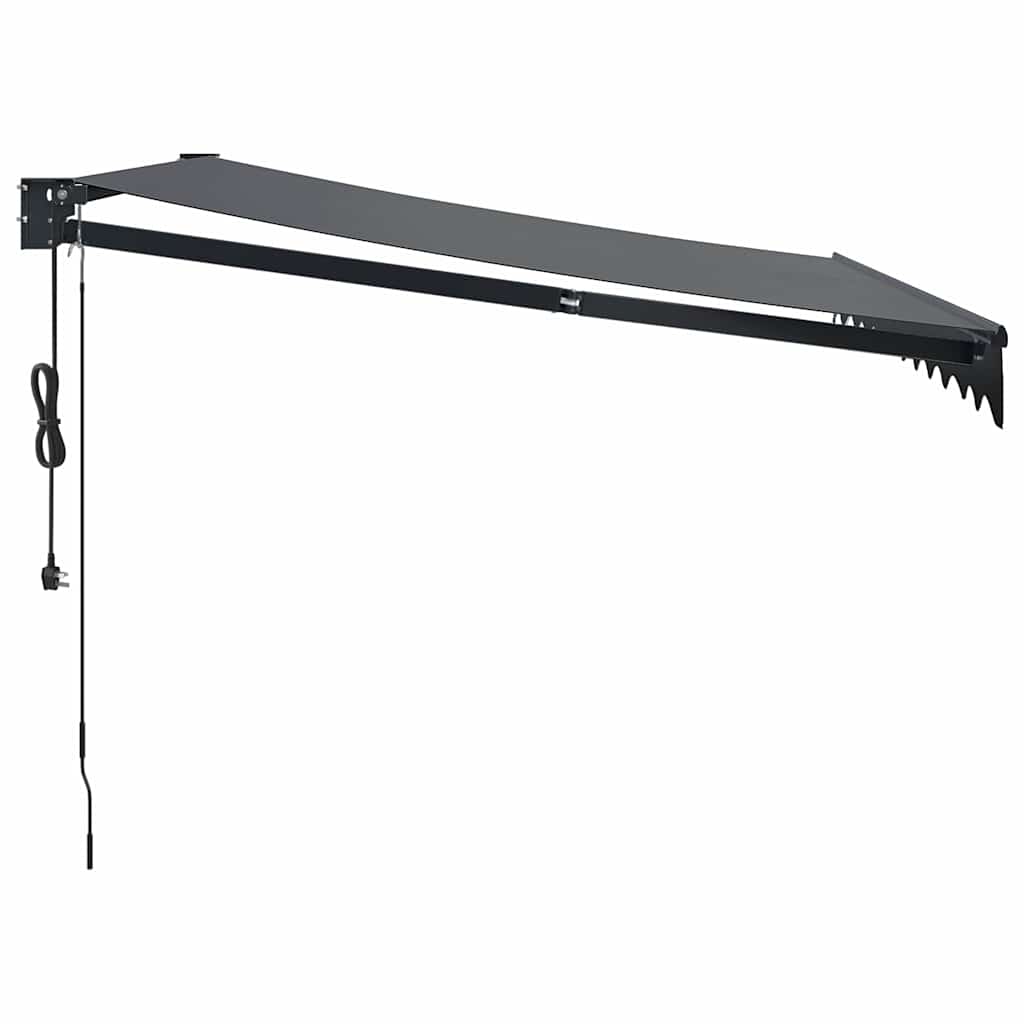 Automātiski izvelkams marķīzs, antracīta krāsā, 3,5x2,5m