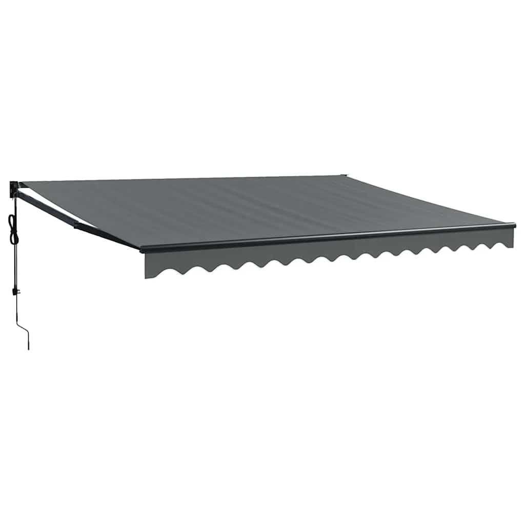 Automatinė ištraukiama markizė, antracito spalvos, 4,5x3m