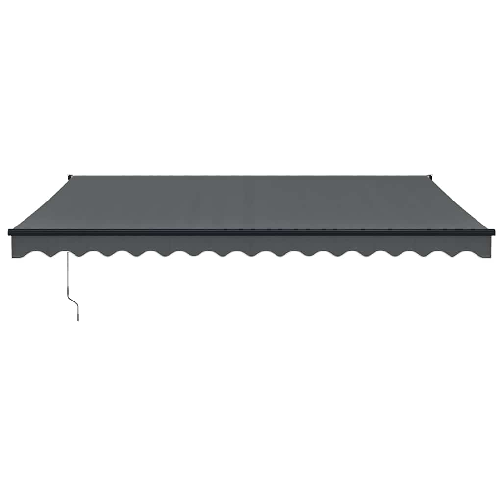 Automatinė ištraukiama markizė, antracito spalvos, 4,5x3m