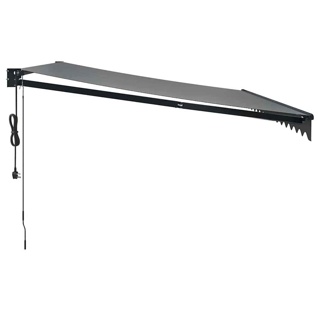 Automatinė ištraukiama markizė, antracito spalvos, 4,5x3m
