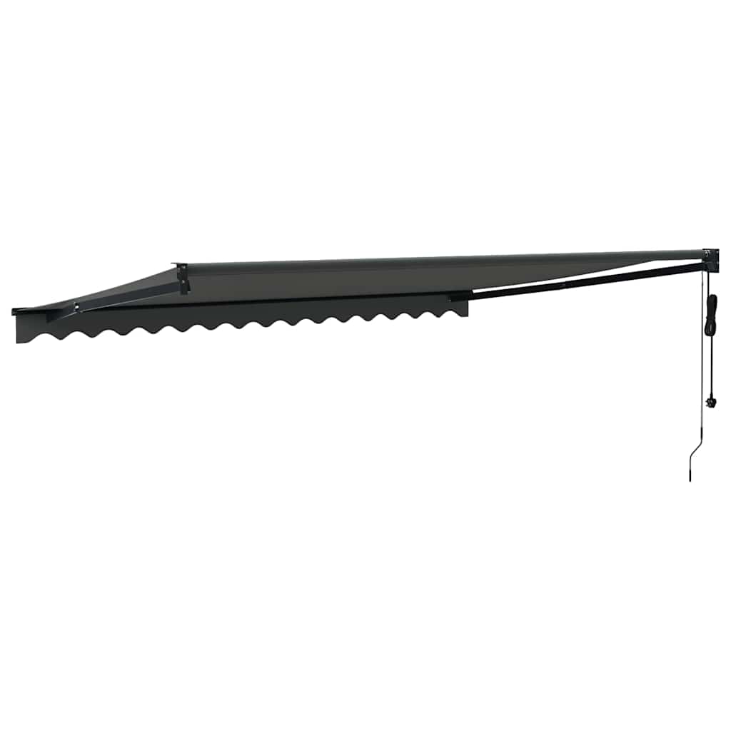 Automatinė ištraukiama markizė, antracito spalvos, 4,5x3m