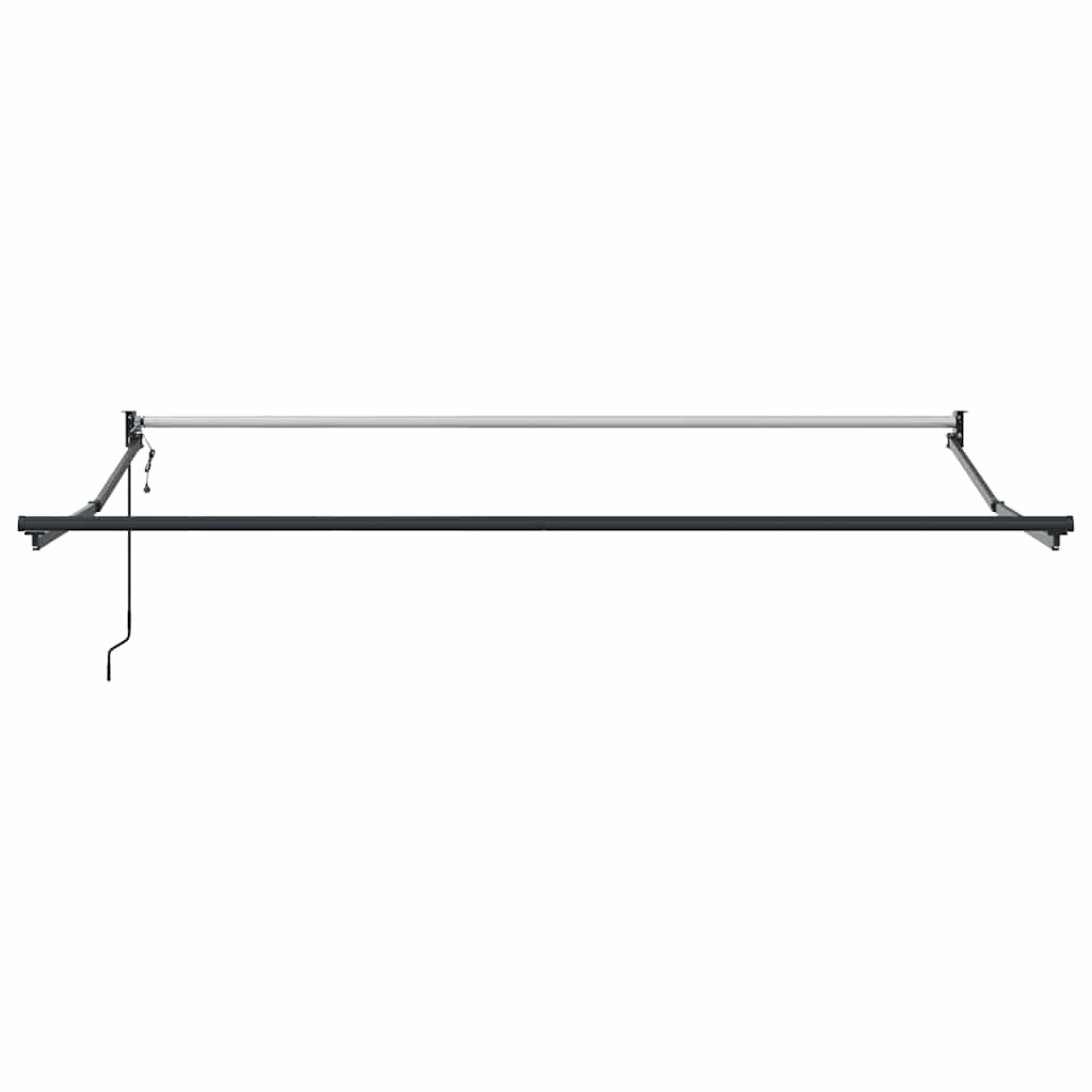 Automatic retractable awning, orange and brown, 3x2.5m