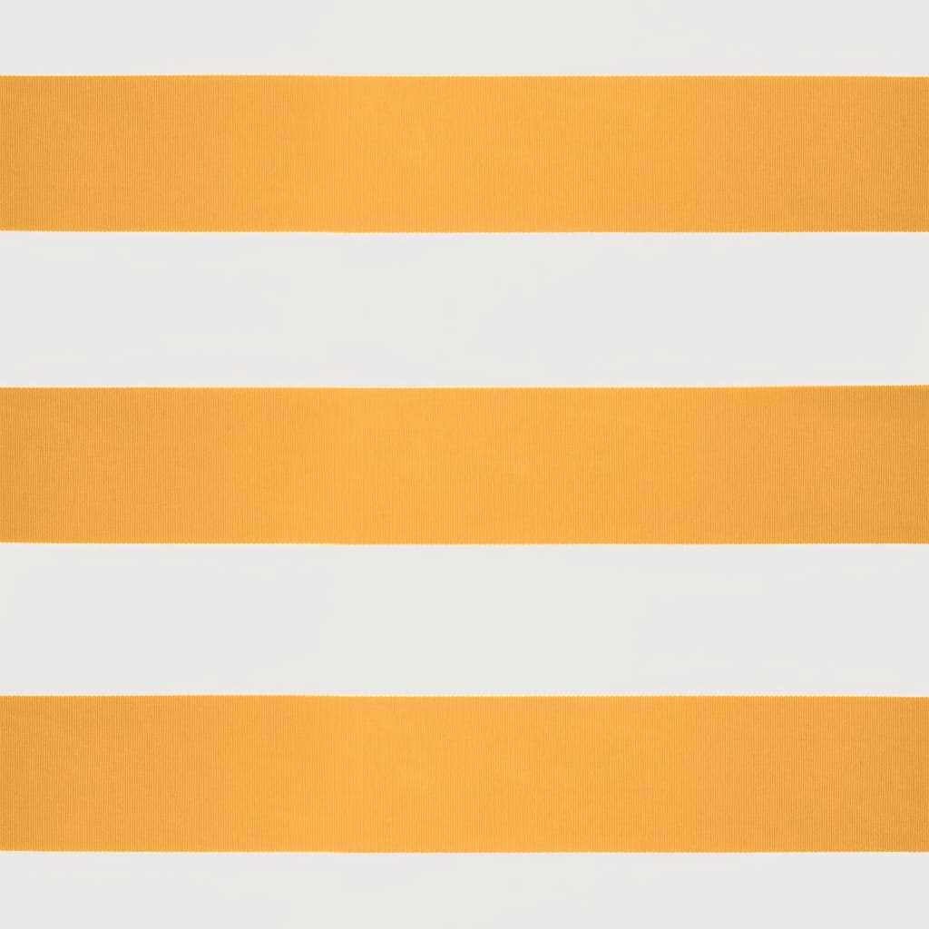 Izvelkama markīze, dzeltena/balta, 4,5x3m, audums/alumīnijs