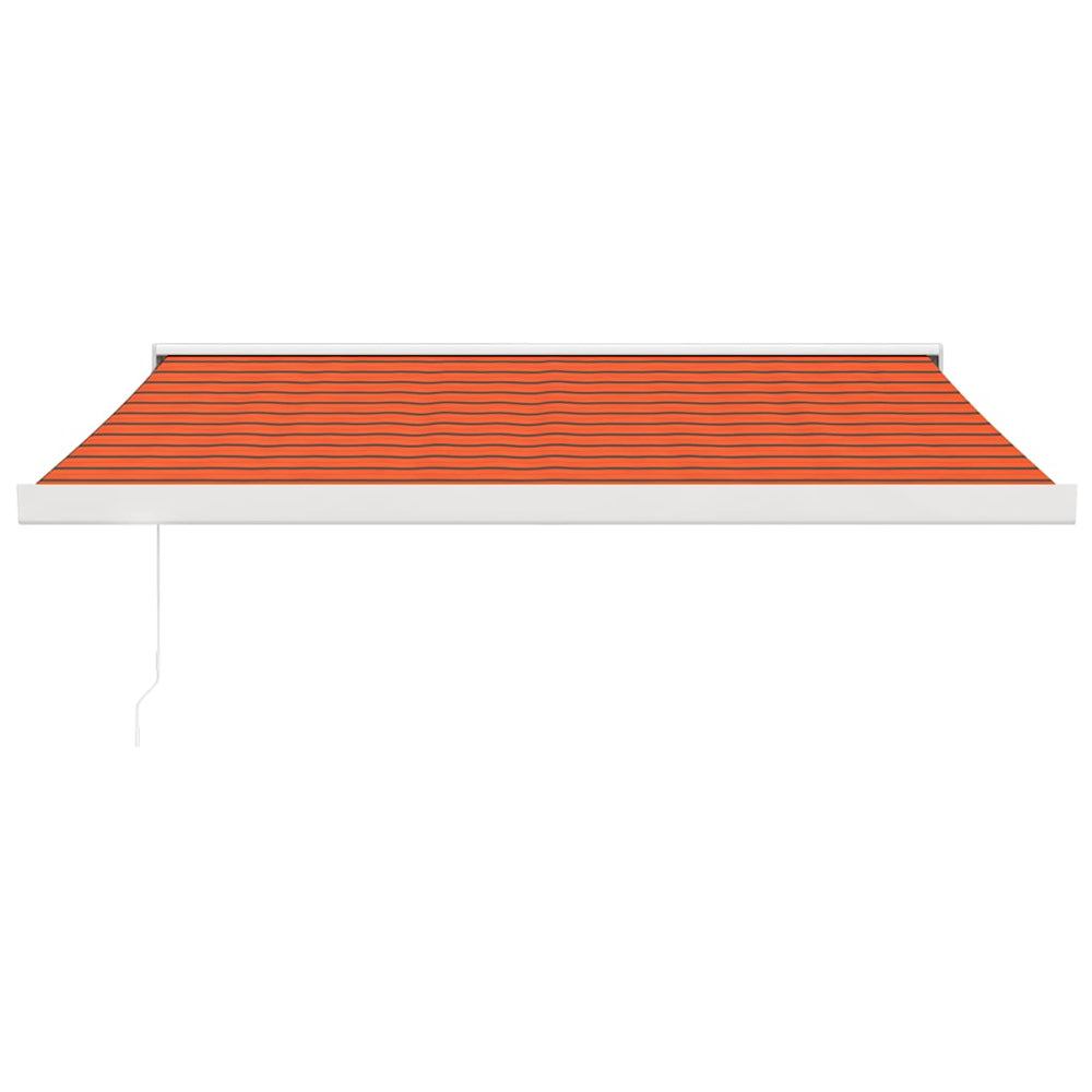 Ištraukiama markizė, oranžinė/ruda, 3,5x2,5m, audinys/aliuminis