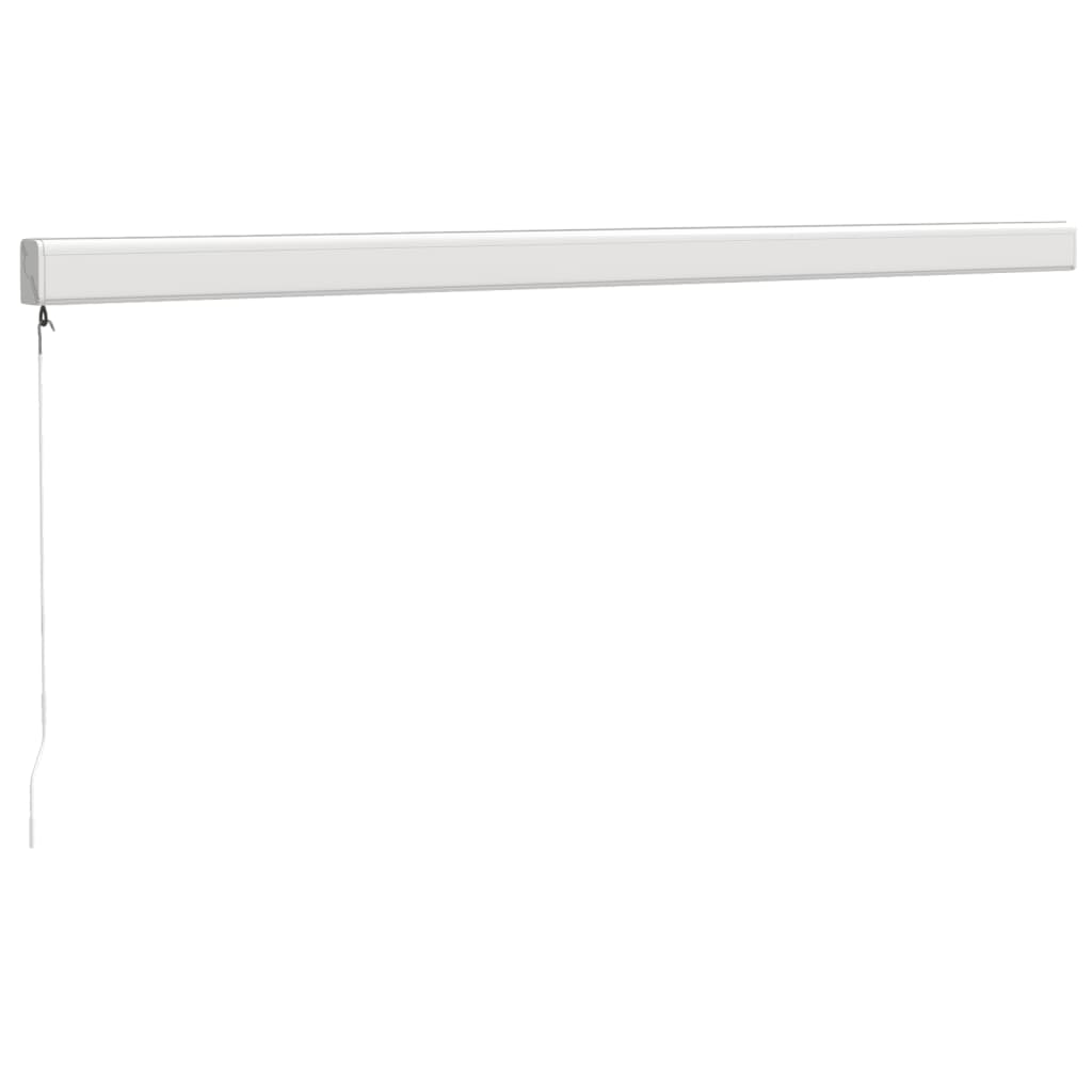 Retractable awning, orange/brown, 4.5x3m, fabric/aluminium