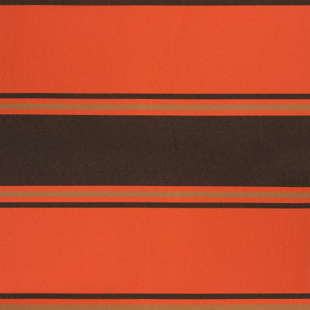 Retractable awning, orange/brown, 4.5x3m, fabric/aluminium