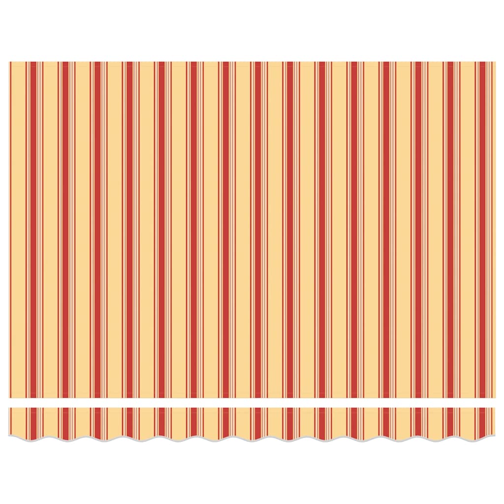 Ištraukiama markizė, geltona/balta, 3,5x2,5m, audinys/aliuminis