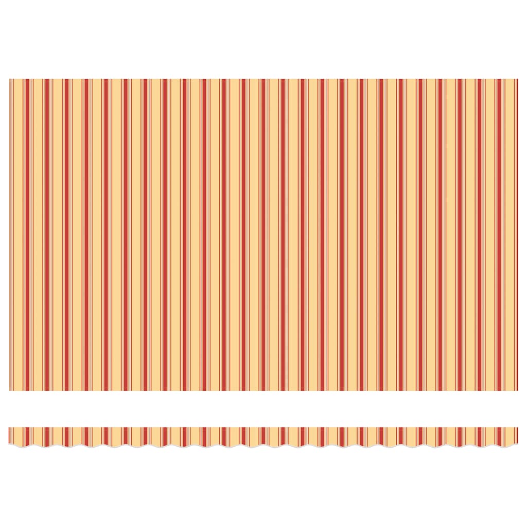 Ištraukiama markizė, geltona/balta, 4,5x3m, audinys/aliuminis