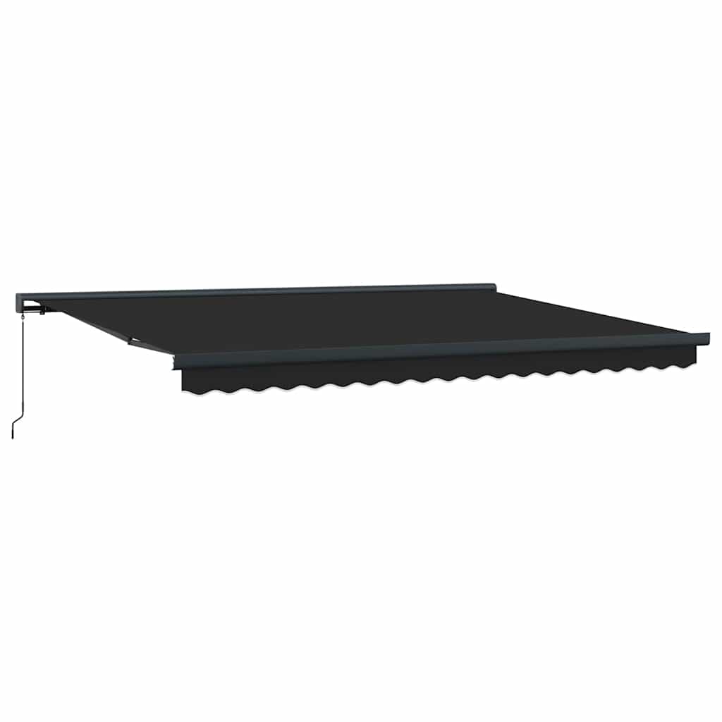 Rankinė markizė 4 x 3 m Antracito 100% poliesteris