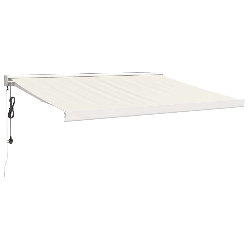 Ištraukiama markizė, kreminė, 3,5x2,5m, audinys ir aliuminis