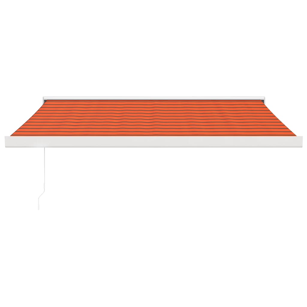 Izvelkama markīze, oranža/brūna, 3x2,5m, audums/alumīnijs